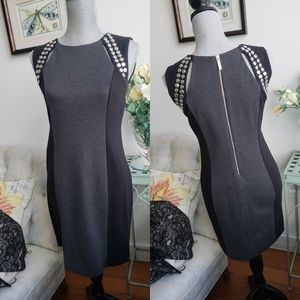 Michael Kors black minidress w studs